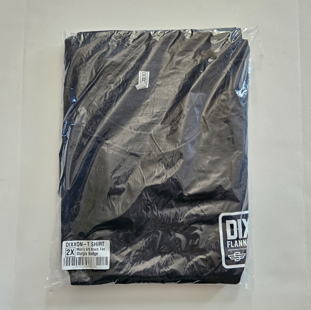 Genuine Dixxon Flannel Co Sturgis SD Badge Black Tee T-shirt XL 2XL 3 XL - Picture 3 of 6